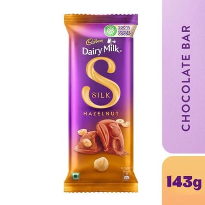 Cadbury Dairy Milk Silk Hazelnut Chocolate Bar 143 g