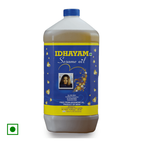 Idhayam Gingelly Oil (Sesame Oil, Til Ka Tel), 500 ml Bottle