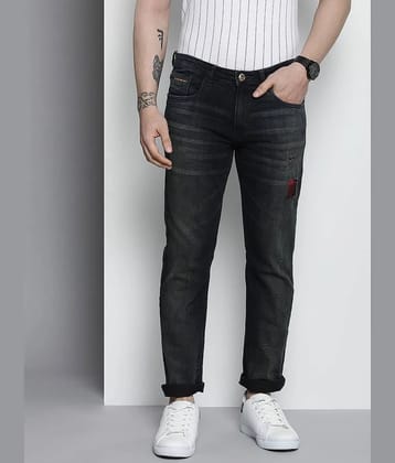 The Indian Garage Co Men Slim Straight Fit Stretchable Jeans - None