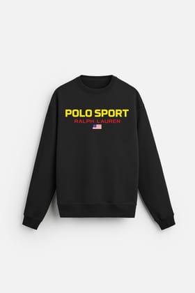 WOMENS POLO RALPH Printed Sweatshirt-S