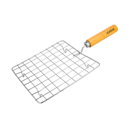 KOWS Wire wooden handle roaster (square) (RST07)
