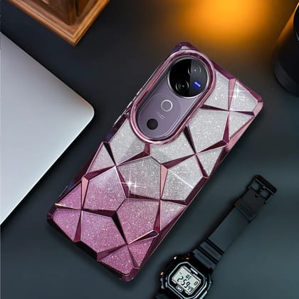 Dazzle Pink Silicone case for Vivo V40