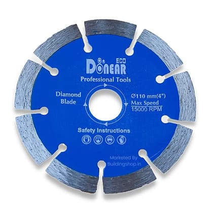 Buildingshop.in (Donear Eco) 4" Diamond Cutting Blade Professional Series (Pack Of 2)