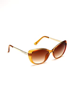 DUKE Polycarbonate UV 400 Women Cat-Eye Sunglasses with Anti-Glare Polycarbonate Lenses Ideal for Fashion, Driving, Sports and all Outdoor Activities DUKE-007-C2