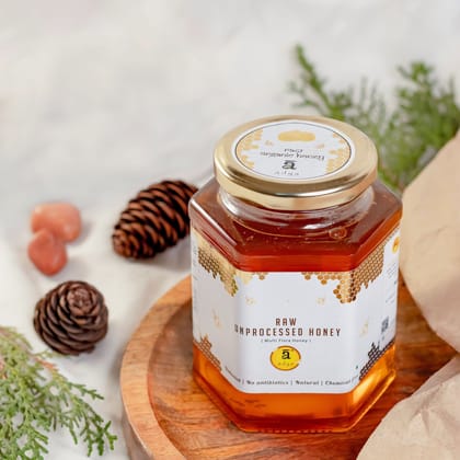 Adya Organics Multiflora Honey (500 gms)