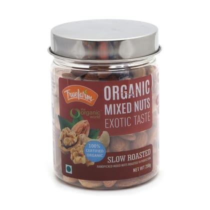 TRUE ORGANIC ROASTED MIXED NUTS   250GM