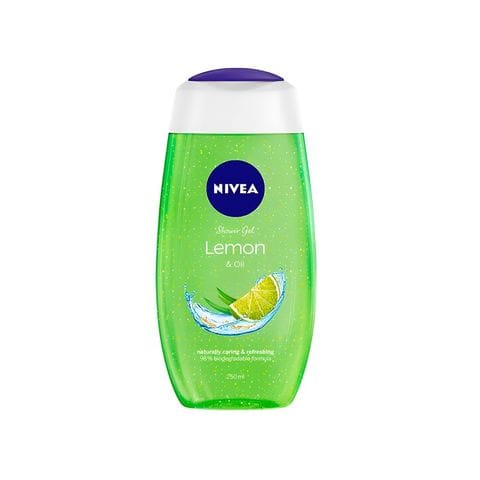 Nivea Lemon & Oil Shower Gel, 250 ml Bottle