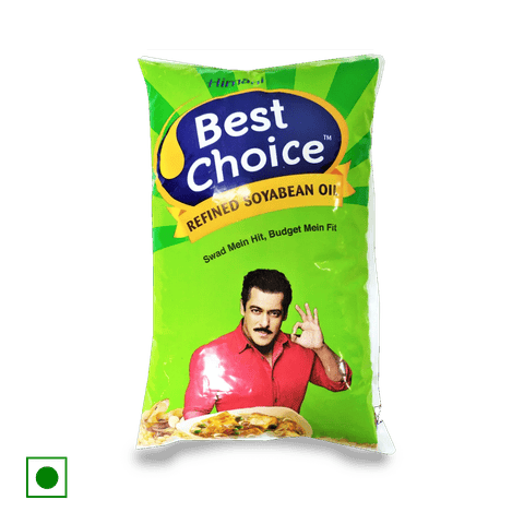 Himani Best Choice Soyabean Oil, 1 L Pouch