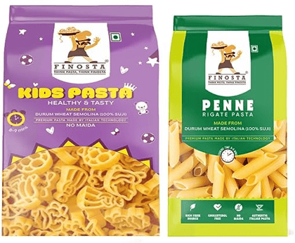 Finosta Penne With Kids Pasta, Pack of 2 Combo Pack