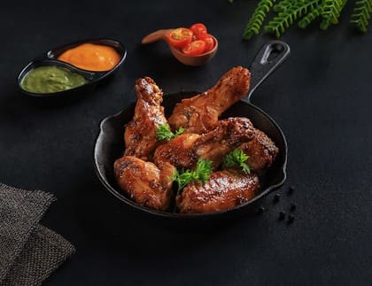 Smoky BBQ Chicken Wings [6 Pcs]