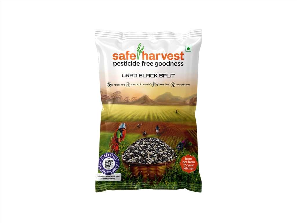 Safe Harvest Urad Black Split 500g