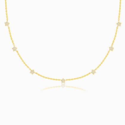 Anushka Sharma Golden Star Constellation Necklace