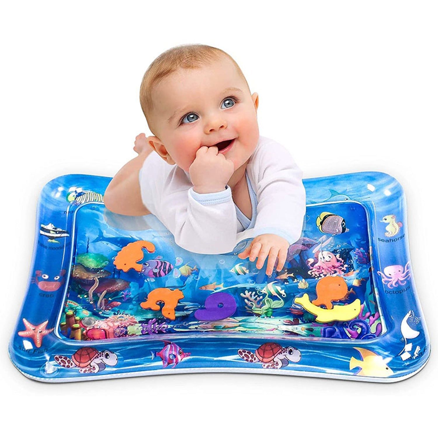 8090 Baby Water Mat Inflatable Baby Play Mat Activity Center For Infant Baby Toys 3 To 15 Months, Baby Gifts For Boys Girls (Assorted Design)
