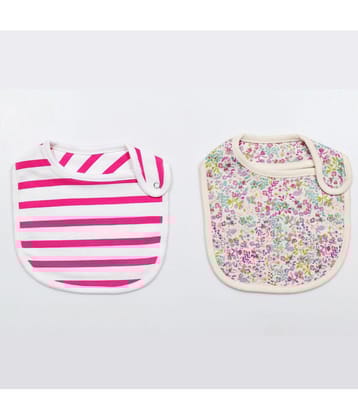 Juscubs Multi-Colour Cotton Bibs - Set of 2