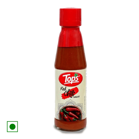 Tops Red Chilli Sauce, 200 gm Bottle