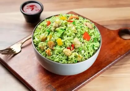 Veg Green Garlic Fried Rice