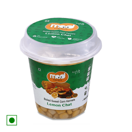 Mad for Nuts Boiled Sweet Corn Kernels Lemon Chat, (approx. 225 gm Cup), 1 Unit