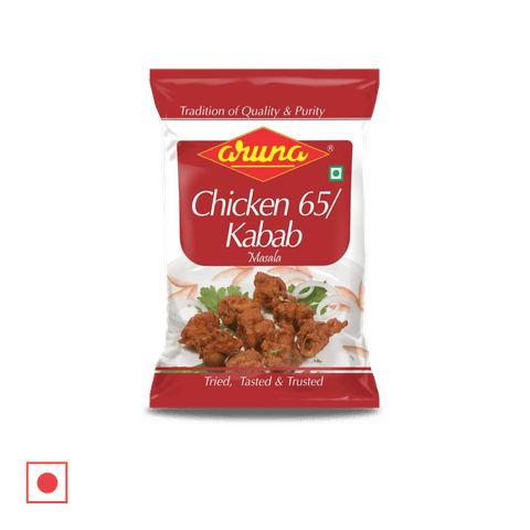 Aruna Chicken 65/Kabab Masala Powder, 100 gm Pouch