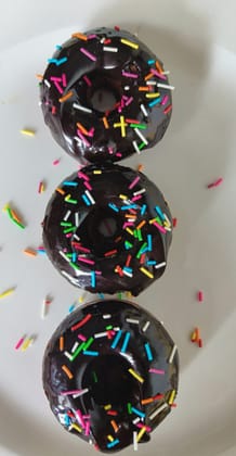 Pack Of Three Dark Chocolate Donut [6 Pcs] [small Size]