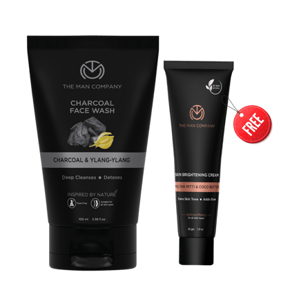 Charcoal Face Wash | Charcoal & Ylang Ylang Face Wash and Free Face Cream