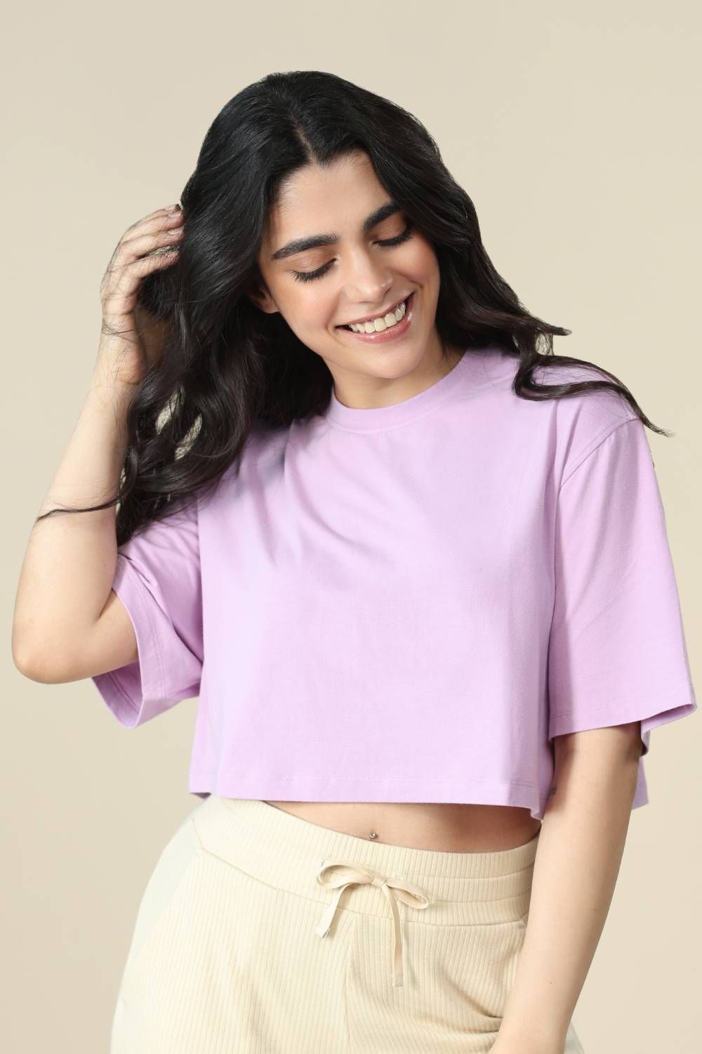 Bamboo Boxy Tee-XXS