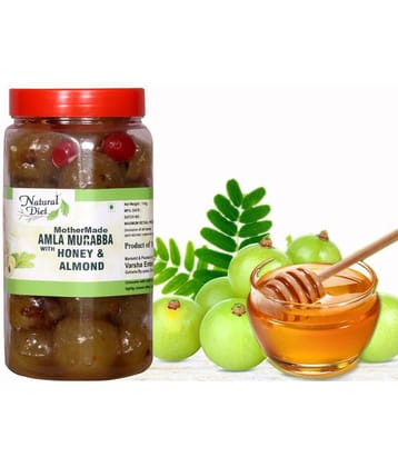 Natural Diet MotherMade Amla Murabba with Organic Honey | 100% Fresh Amla with Homemade Taste Pickle 1 kg