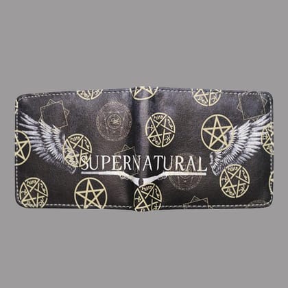 Spot Supernatural wickedness purse five star logo pattern for short money boys and girls' zero Purse-2