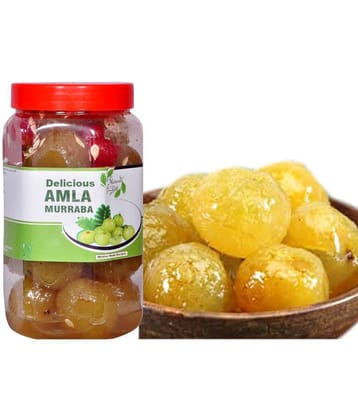Natural Diet Delicious Amla Murabba Gooseberry Premium Murabba Jar ||Ghar Ka Murabba ||Mouth-Watering Mother Made Pickle 1 kg