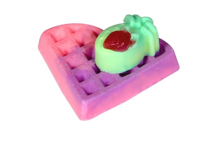 Waffle Sugar Soap For Kids Pack Of 2 (Waffle Sugar Soap)-100g