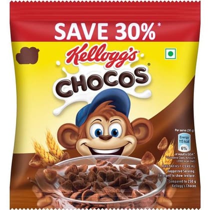 Kelloggs Chocos - With Protein & Fibre Of 1 Roti In Each Bowl, High In Calcium & Protein, Breakfast Cereals, 715 G