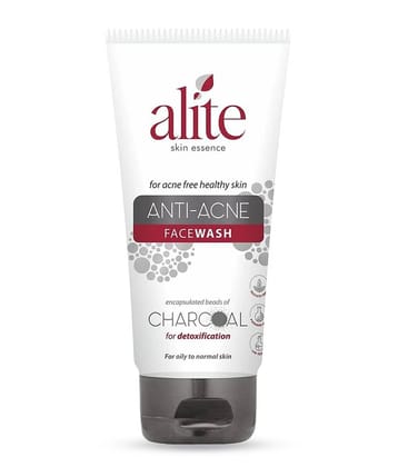 Alite Anti Acne Face Wash with Encapsulated Charcoal to Detoxify Skin for All Skin Types 70g