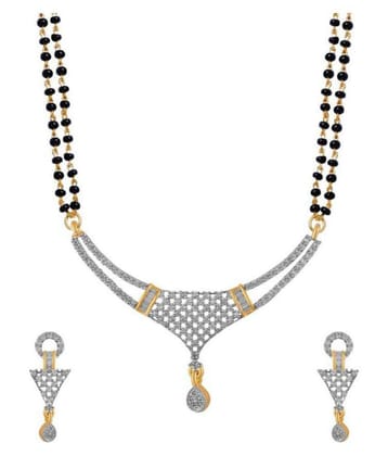 Navya - Golden Mangalsutra Set ( Pack of 1 ) - Golden