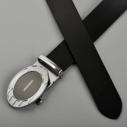 Venardo RGIT Genuine Leather Autolock Belt for Men - Perfect for Formal and Casual Wear - Adjustable-Adjustable