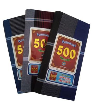 sundar Multi Lungi Pack of 3 - Free size