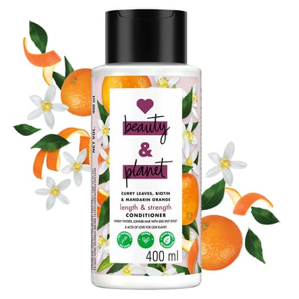 Conditioner - Curry Leaves, Biotin & Mandarin Long & Strong Hair - 400ml