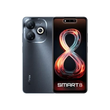 Infinix Smart 8 HD (Black, 64 GB) 3GB RAM (Timber Black)