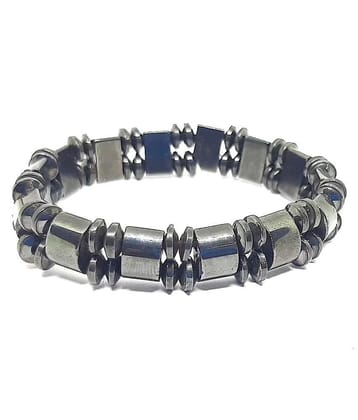 Jet Black Multi Magnetic Bracelet Bracelet for Men and Boys Magnetic Healing with Jewelry - None