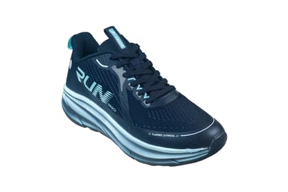 Abros Gents Navy / Mint Sports Shoe-Navy/Mint / 6