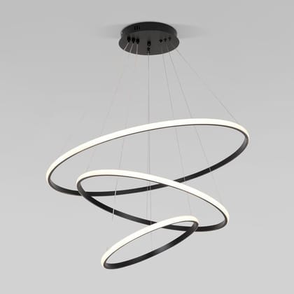 Modern Ring shaped Chandelier Light with 3 in 1 CCT Remote   (Size Customization Available)