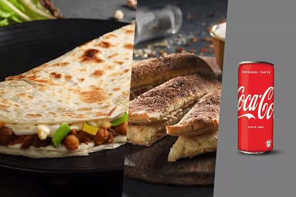 Chatpate Chole Quesadilla Extra Value Meal