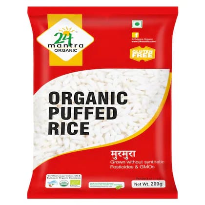24 Mantra Organic Puffed Rice 200G