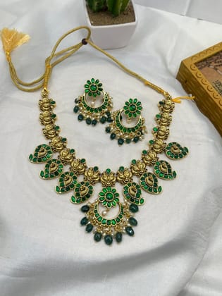 Jadau Necklace Set 098