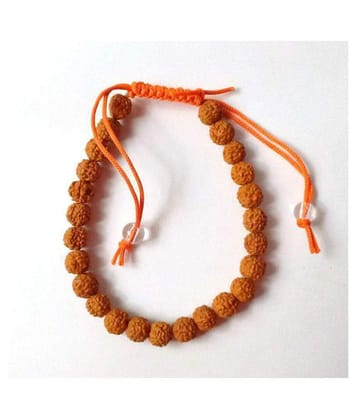 RUDRAKSHA BRACELET RUDRAKSH BRACELET 5 MUKHI RUDRAKSHA BEADS - None