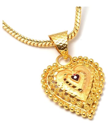 Jewar Mandi - Tan Pendant set ( Pack of 1 ) - Tan