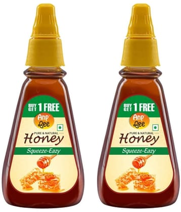 ANP BEE 100% Pure Natural Honey Easy Squeezy Pack 400 g Pack of 2