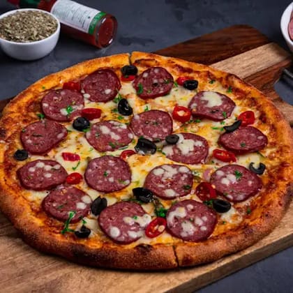 Loaded Lamb Pepperoni Pizza __ Medium [9 Inches]