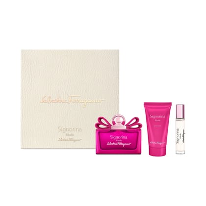 Ferragamo Signorina Ribelle Set (Eau de Parfum 100ml + 10ml + Body Lotion 50ml)