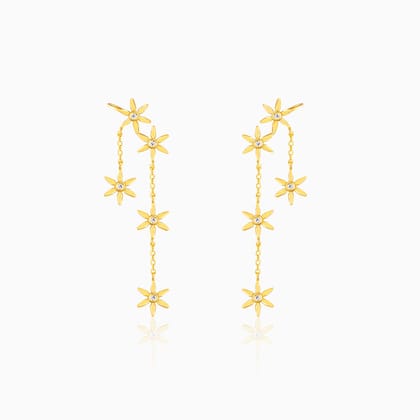 Golden Shooting Star Earrings