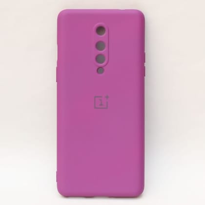 Dark Purple Camera Original Silicone Case for Oneplus 8