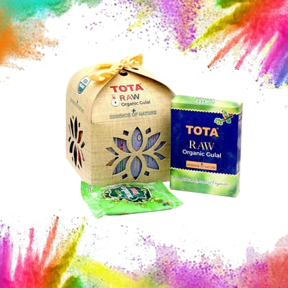 Organic Raw Gulal 40g X 4 Pcs-Pack Of 4